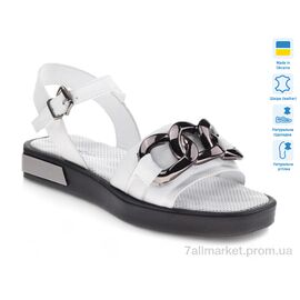 Босоніжки жіночі літні Літо Prime 22110-A-06 білий шкіра літо 2022 (8 пар р.36-41) "Prime-Opt" недорого оптом від прямого постачальника