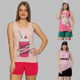 Костюм жіночий 44855 mix р.42-46 "OL" недорого оптом від прямого постачальника