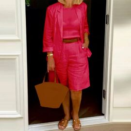 Костюм жіночий 932 crimson р.42-52 "FEMZONE" недорого оптом від прямого постачальника