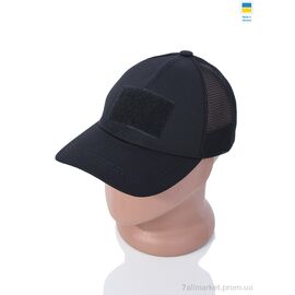 Фотография Кепка для мужчин Лето Кепка сітка з липучкою чорний (5 шт. р.сетка One size) "VIOLA" недорого оптом от прямого поставщика
