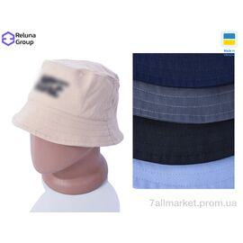 Панама чоловіча Літо NN10 mix (5 шт. р.сіткаOne size) "Reluna Group" недорого оптом від прямого постачальника
