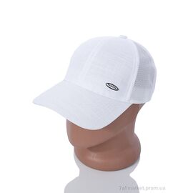 Фотография Кепка для мужчин Лето MG008-1 white (5 шт. р.сетка 56-59) "KUINH" недорого оптом от прямого поставщика