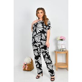 Фотография Костюм женский 1448 black р.50-56 "Iren Veles" недорого оптом от прямого поставщика