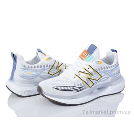 Кросівки чоловічі модні Весна/осінь HD24(176-37) white-blue (8 пар р.40-45) "Violeta" недорого оптом від прямого постачальника