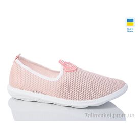 Фотография Слипоны женские тканевые Лето N18TEA рожевий (6 пар р.36-41) "Inblue" недорого оптом от прямого поставщика