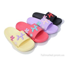 Фотография Шлепки женские облегченные Лето H689 mix (12 пар р.36-41) "Deshman" недорого оптом от прямого поставщика