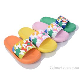 Фотография Шлепки женские облегченные Лето 1405-1 mix (12 пар р.35-40) "Deshman" недорого оптом от прямого поставщика