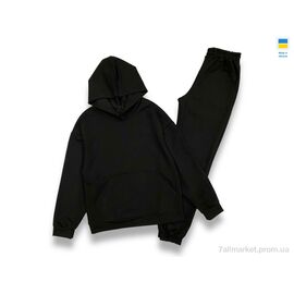 Спортивний костюм дитячий Весна/осінь 2324 black (158-176) (3 шт. р.сіткаS-L) "LiMa" недорого оптом від прямого постачальника