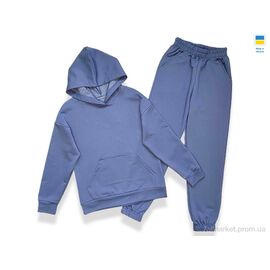 Спортивний костюм дитячий Весна/осінь 2446 синій (128-152) (5 шт. р.сіткаS-2XL) "LiMa" недорого оптом від прямого постачальника