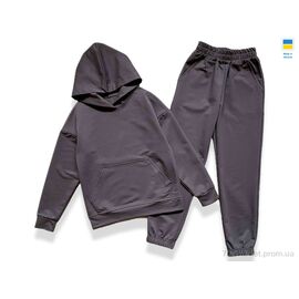 Спортивний костюм дитячий Весна/осінь 2446 сірий (128-152) (5 шт. р.сіткаS-2XL) "LiMa" недорого оптом від прямого постачальника