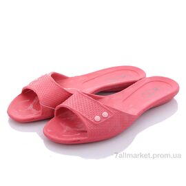 Шльопанці жіночі полегшені Літо 107 красный (10 пар р.36-41) "Slippers" недорого оптом від прямого постачальника