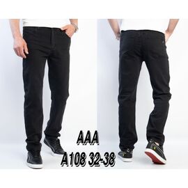 Джинси чоловічі A109 black р.29-38 "God Baron" недорого оптом від прямого постачальника