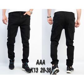 Джоґери чоловічі K13 black р.29-38 "God Baron" недорого оптом від прямого постачальника