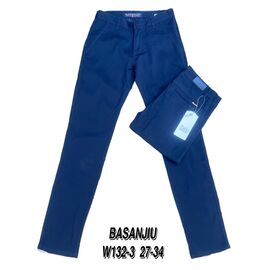 Чоловічі брюки W132-3 blue р.27-34 "God Baron" недорого оптом від прямого постачальника