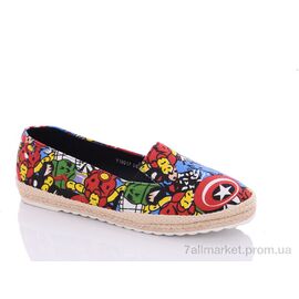 Сліпони жіночі тканинні Літо Y18017 красный (12 пар р.36-41) "LiBang" недорого оптом від прямого постачальника