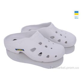 Крокси жіночі літні Літо Крокси білі (10 пар р.34-41) "LiBang" недорого оптом від прямого постачальника