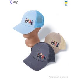 Фотография Кепка детская Лето TN001(59) mix (3 шт. р.сетка One size) "Reluna Group" недорого оптом от прямого поставщика