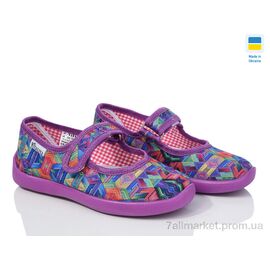 Фотография Тапки детские домашние Лето С24 фіолет (6 пар р.28-31,5) "LiBang" недорого оптом от прямого поставщика