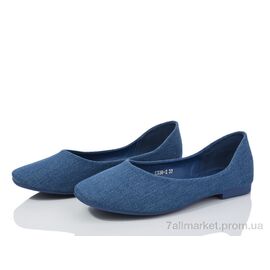 Балетки жіночі зручні Весна/осінь E338-2 (8 пар р.36-41) "Loretta" недорого оптом від прямого постачальника