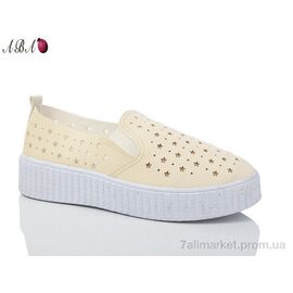 Сліпони жіночі тканинні Літо X02 (8 пар р.36-41) "Aba" недорого оптом від прямого постачальника