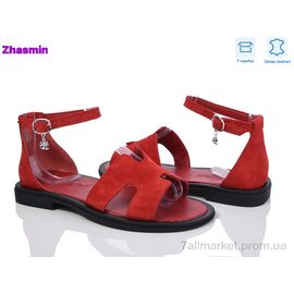 Босоніжки жіночі літні Весна/осінь N28 червоний з. (5 пар р.36-40) "Zhasmin" недорого оптом від прямого постачальника