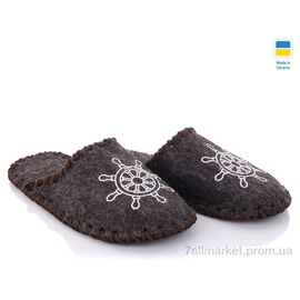 Тапки чоловічі домашні Весна/осінь 329M коричневый (9 пар р.40-45) "Active" недорого оптом від прямого постачальника