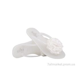 Шльопанці жіночі полегшені Літо Prime HX-17 JELLY WHITE літо (12 пар р.36-41) "Prime-Opt" недорого оптом від прямого постачальника