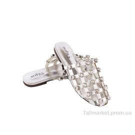 Шльопанці жіночі полегшені Літо Prime A8-138 SILVER літо (8 пар р.36-41) "Prime-Opt" недорого оптом від прямого постачальника