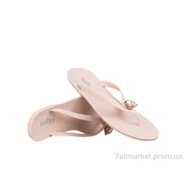 Шльопанці жіночі полегшені Літо Prime SL-28 BEIGE літо (12 пар р.36-41) "Prime-Opt" недорого оптом від прямого постачальника