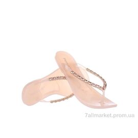 Шльопанці жіночі полегшені Літо Prime HX-14 JELLY NUDE літо (12 пар р.36-41) "Prime-Opt" недорого оптом від прямого постачальника