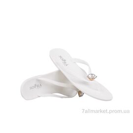 Шльопанці жіночі полегшені Літо Prime SL-28 WHITE літо (12 пар р.36-41) "Prime-Opt" недорого оптом від прямого постачальника