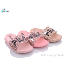 Фотография Шлепки детские летние Лето A3617 mix (24 пар р.30-35) "BBT" недорого оптом от прямого поставщика