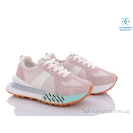 Фотография Кроссовки женские модные Весна/осень 143-27 pink (8 пар р.36-41) "Violeta" недорого оптом от прямого поставщика