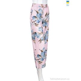Жіночі брюки Літо 073 pink (3 шт. р.сіткаS-L) "Textile" недорого оптом від прямого постачальника