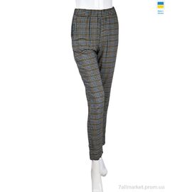 Жіночі брюки Літо 074 brown (4 шт. р.сіткаL-3XL) "Textile" недорого оптом від прямого постачальника