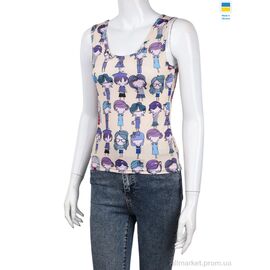 Майка жіноча Літо NMA4005-1 yellow (3 шт. р.сіткаS-L) "Textile" недорого оптом від прямого постачальника