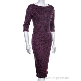 Плаття жіноче Весна/осінь 810 bordo (3 шт. р.сітка34-38) "Vande Grouff" недорого оптом від прямого постачальника