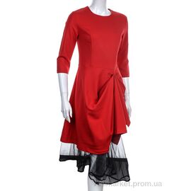 Фотография Платье женское Весна/осень 834 red (3 шт. р.сетка 34-38) "Vande Grouff" недорого оптом от прямого поставщика