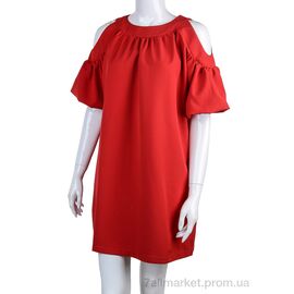 Плаття жіноче Літо 813 red (2 шт. р.сітка34-36) "Vande Grouff" недорого оптом від прямого постачальника