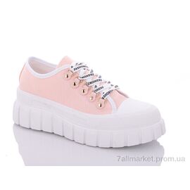 Кросівки жіночі модні Весна/осінь XXX-KN2210 pink (8 пар р.36-41) "Xifa" недорого оптом від прямого постачальника