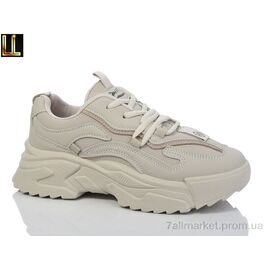 Кросівки жіночі модні Весна/осінь 9853-3 (8 пар р.37-42) "Lilin" недорого оптом від прямого постачальника