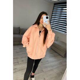 Фотография Куртка женская демисезонная 52 peach р.S-XL "VLADISLAVA" недорого оптом от прямого поставщика