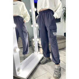 Штани спортивні жіночі 322 navy р.42-48 "VLADISLAVA" недорого оптом від прямого постачальника