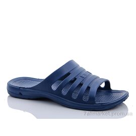 Шльопанці чоловічі пляжні Літо K синий (8 пар р.40-46) "RGP" недорого оптом від прямого постачальника