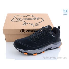 Кросівки чоловічі модні Весна/осінь AM023995 d.grey (8 пар р.40-45) "Restime" недорого оптом від прямого постачальника