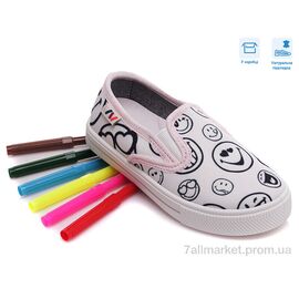 Сліпони дитячі без шнурків Весна/осінь R107850344 (8 пар р.27-34) "Weestep" недорого оптом від прямого постачальника