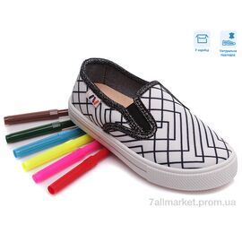 Сліпони дитячі без шнурків Весна/осінь R107850345 (8 пар р.27-34) "Weestep" недорого оптом від прямого постачальника