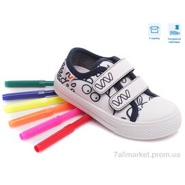 Фотография Кеды детские легкие Весна/осень R107850360 (8 пар р.25-30) "Weestep" недорого оптом от прямого поставщика