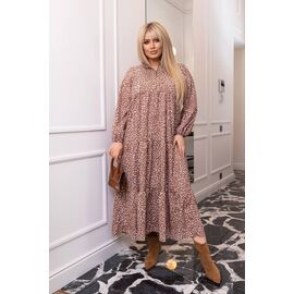 Фотография Платье женское 025 beige р.48-58 "Bulavka" недорого оптом от прямого поставщика