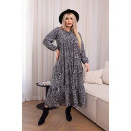 Фотография Платье женское 025 d.grey р.48-58 "Bulavka" недорого оптом от прямого поставщика